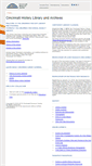 Mobile Screenshot of library.cincymuseum.org